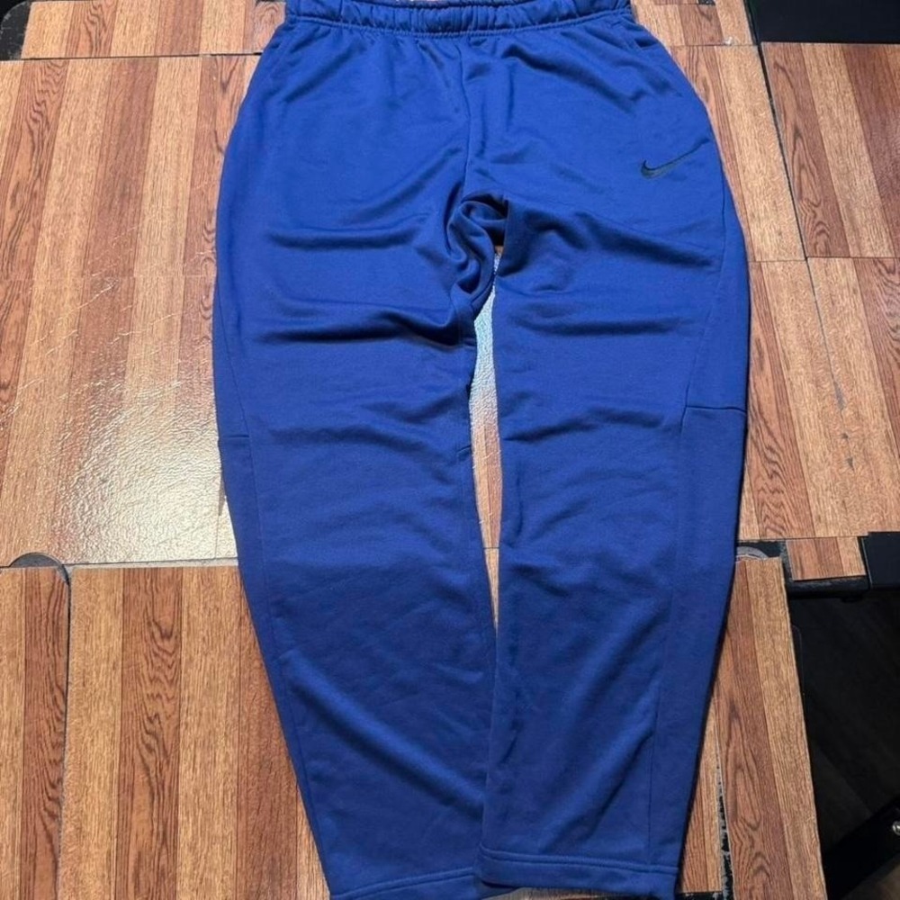 Nike Blue Dri-Fit Tech Retro Sportswear Track Hem Sweatpants Large